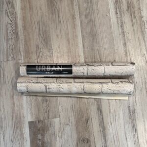 2 full rolls of Urban Walls Brick Wallpaper Roll